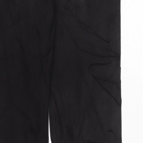 Marks and Spencer Womens Grey Cotton Blend Straight Jeans Size 8 L29.5 in Regular Zip
