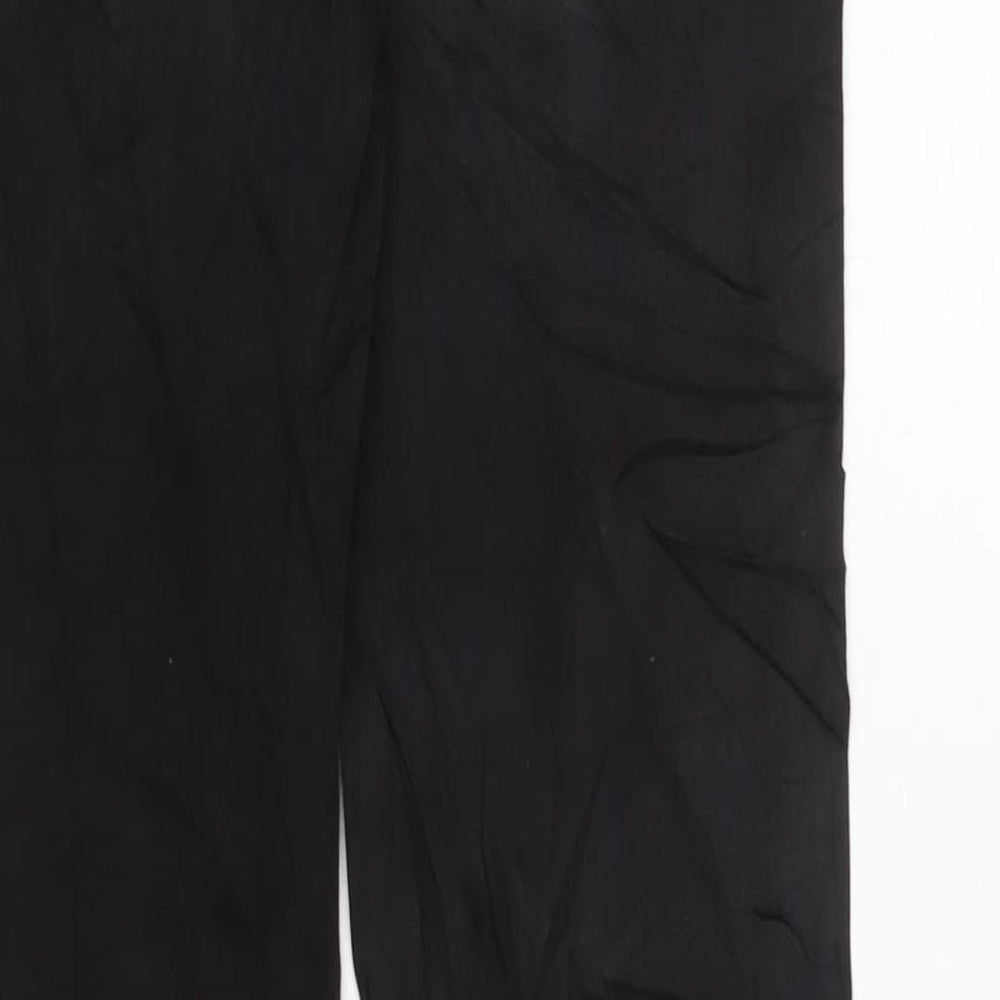 Marks and Spencer Womens Grey Cotton Blend Straight Jeans Size 8 L29.5 in Regular Zip