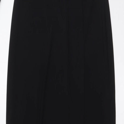 Club L Womens Black Polyester A-Line Size 8 One Shoulder