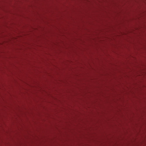 Boohoo Womens Red Viscose Basic T-Shirt Size M Round Neck - Size M-L