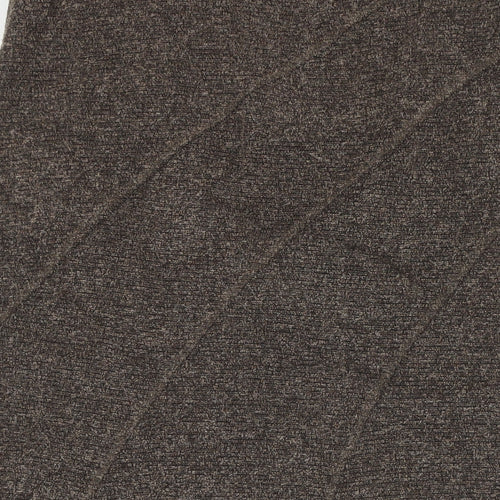 Precis Womens Brown Viscose A-Line Skirt Size 10 Zip