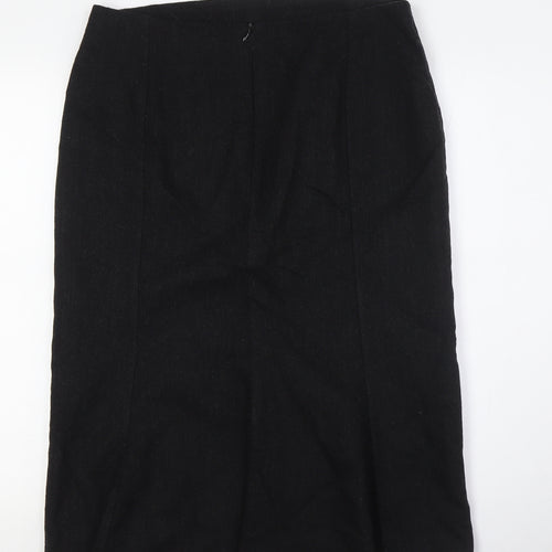 Great Plains Womens Grey Acetate A-Line Skirt Size 14 Zip