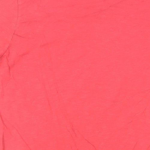 Springfield Mens Red Cotton T-Shirt Size S Crew Neck - California