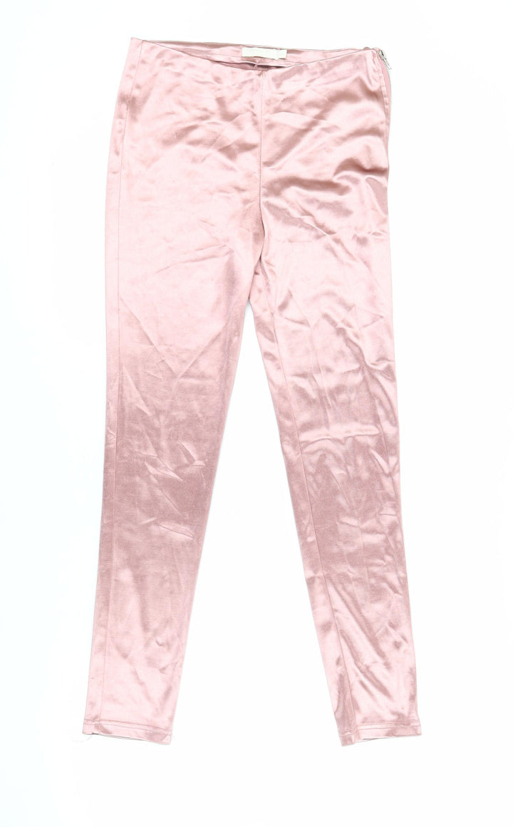 Vera & Lucy Womens Pink Polyester Capri Leggings Size M L29 in