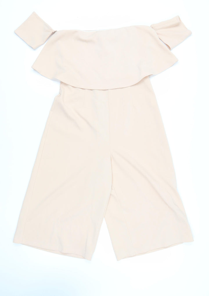 Missguided Womens Pink Polyester Jumpsuit One-Piece Size 10 L20 in