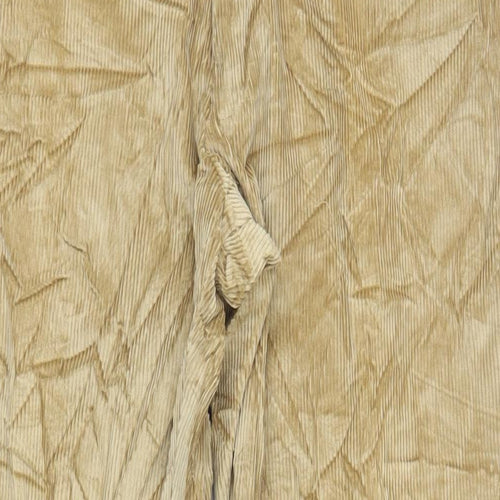Marks and Spencer Mens Beige Cotton Trousers Size 40 in L29 in Regular Zip