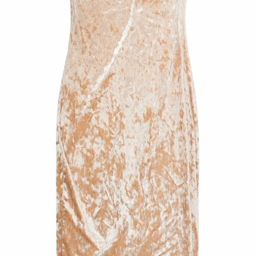 Forever 21 Womens Beige Polyester Pencil Dress Size M Off the Shoulder Pullover - Strapless