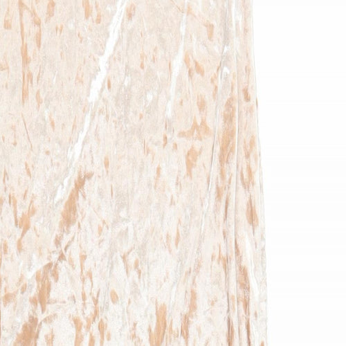 FOREVER 21 Womens Beige Polyester Pencil Dress Size M Off the Shoulder Pullover - Strapless