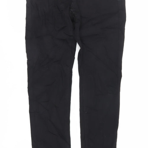 Autograph Womens Black Cotton Skinny Jeans Size 8 L31 in Regular Zip