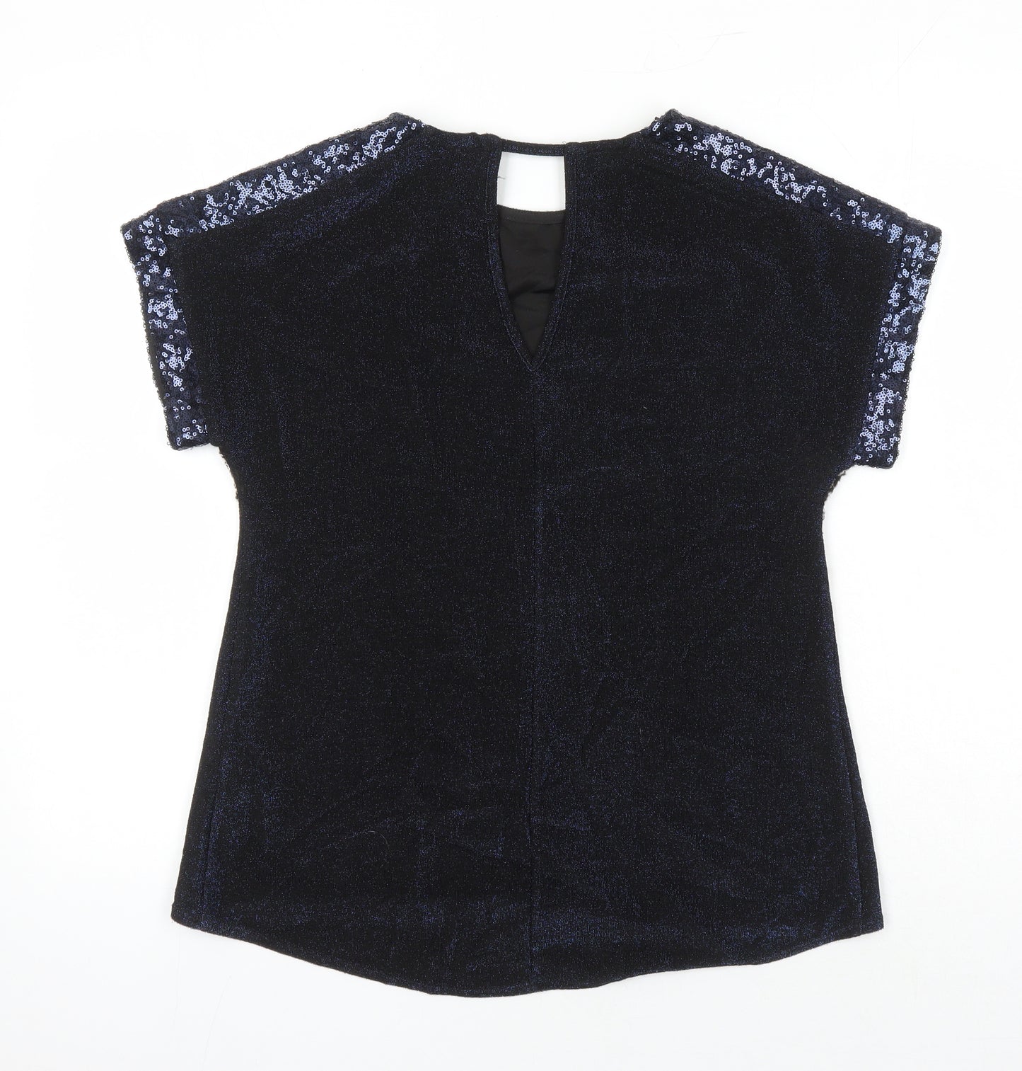 Dorothy Perkins Womens Multicoloured Polyester Tunic Blouse Size 10 Round Neck