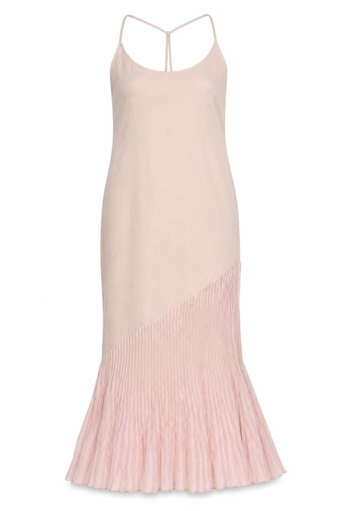 Zara Womens Pink Viscose Mermaid Size M Boat Neck