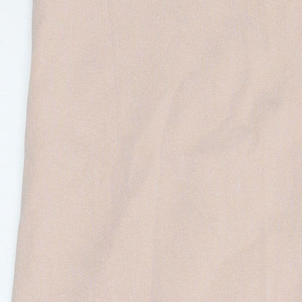 Zara Womens Pink Viscose Mermaid Size M Boat Neck