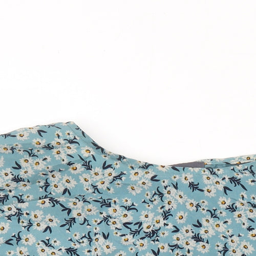 Studio Womens Multicoloured Floral Polyester Tunic Blouse Size 16 Round Neck