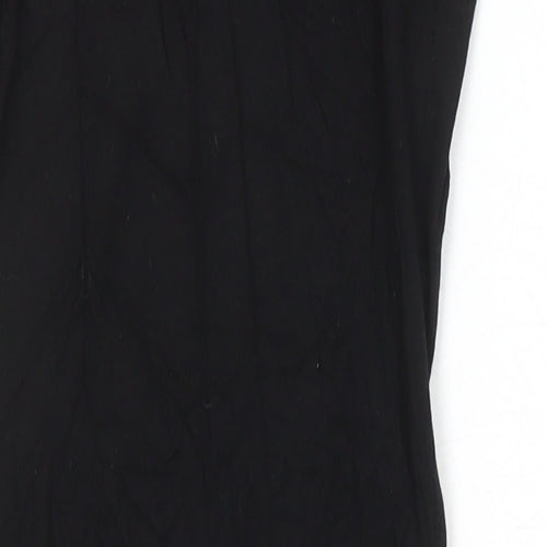 Boohoo Womens Black Polyester Pencil Dress Size 6 Mock Neck