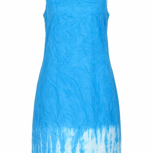 Roman Womens Multicoloured Tie Dye 100% Cotton Shift Size 10 Boat Neck