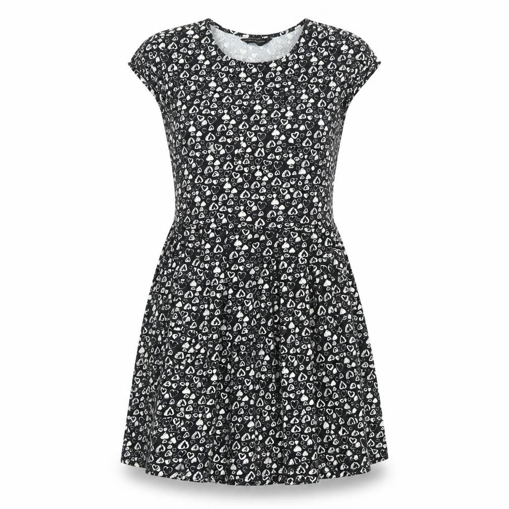 Dorothy Perkins Womens Multicoloured Geometric Cotton A-Line Size 8 Round Neck