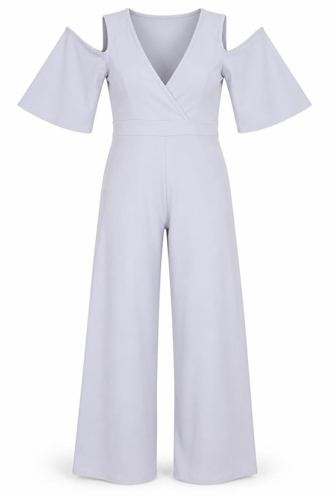 Boohoo Womens Purple Ikat Polyester Jumpsuit One-Piece Size 4 L27 in