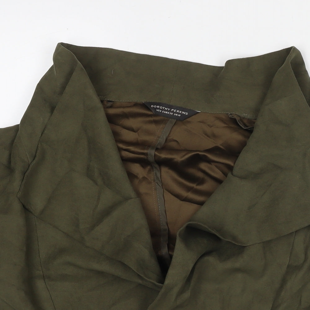 Dorothy Perkins Womens Green Jacket Blazer Size 10