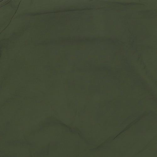 Select Womens Green Polyester Basic Blouse Size 18 Round Neck