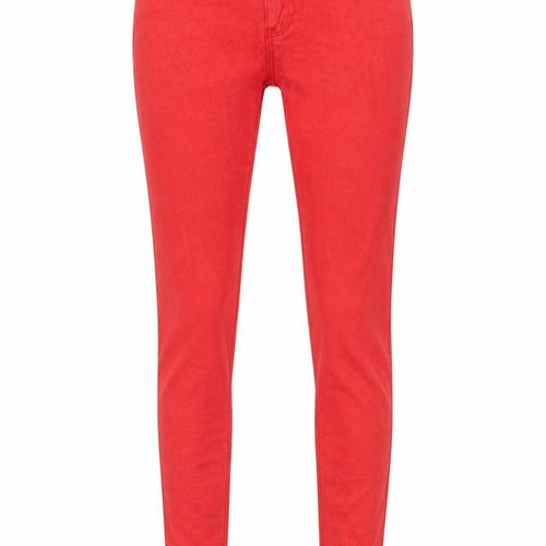 Only Womens Red Cotton Skinny Jeans Size S L34 in Regular Zip