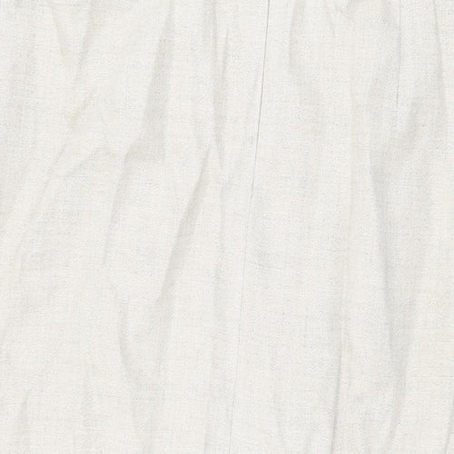 Lakeland Womens Beige Viscose Wrap Skirt Size 16 Zip