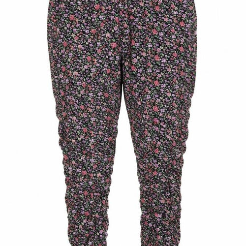 Select Womens Multicoloured Floral Viscose Sweatpants Trousers Size 12 L29 in Regular