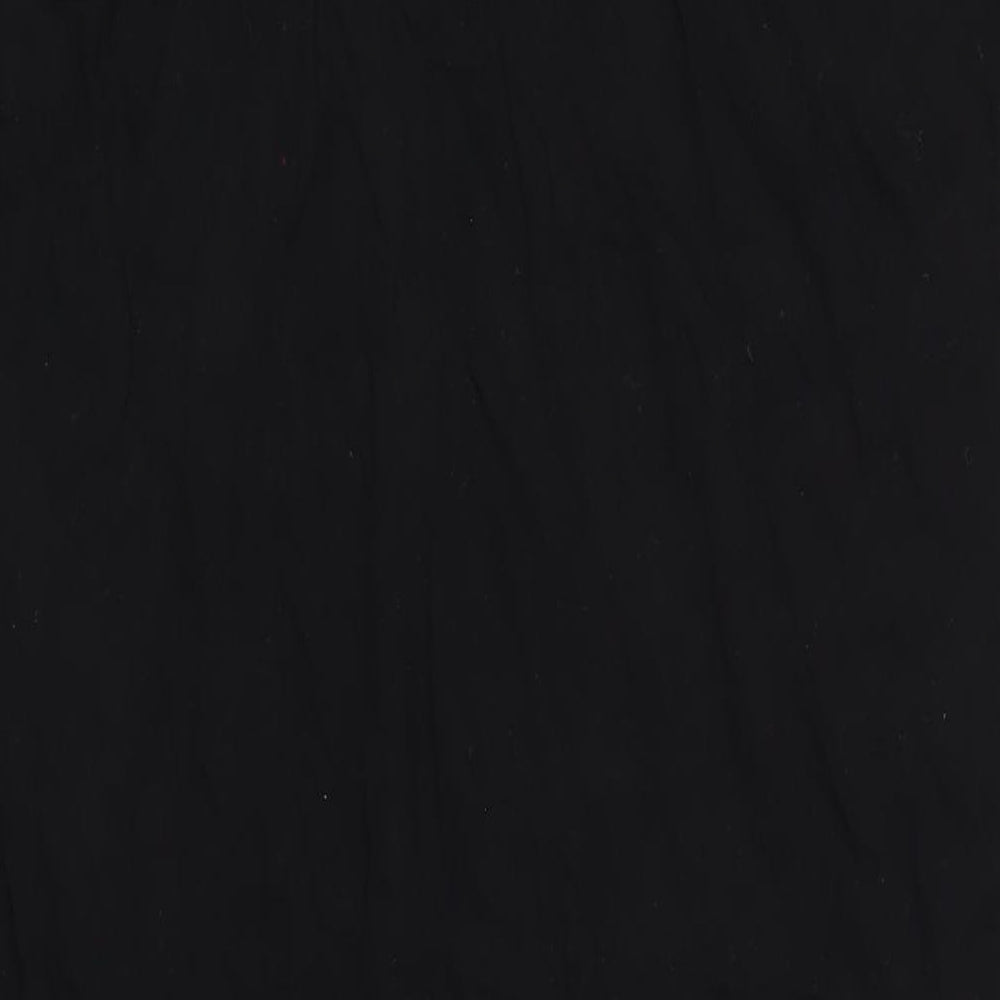 ASOS Womens Black Cotton Maxi Size 8 Round Neck Pullover