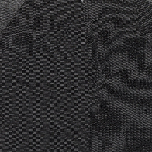 NEXT Womens Grey Polka Dot Polyester Straight & Pencil Skirt Size 6 Zip
