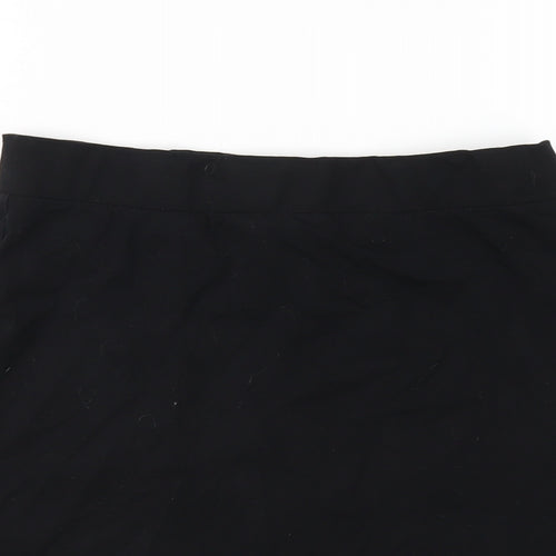 H&M Womens Black Cotton Straight & Pencil Skirt Size S
