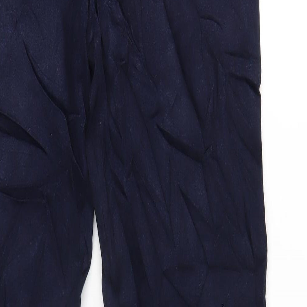 Marks and Spencer Womens Blue Cotton Skinny Jeans Size 12 L32 in Regular Zip