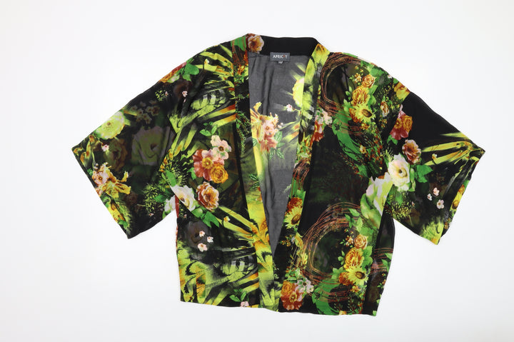 Apricot Womens Multicoloured Floral Polyester Cover Up Size M