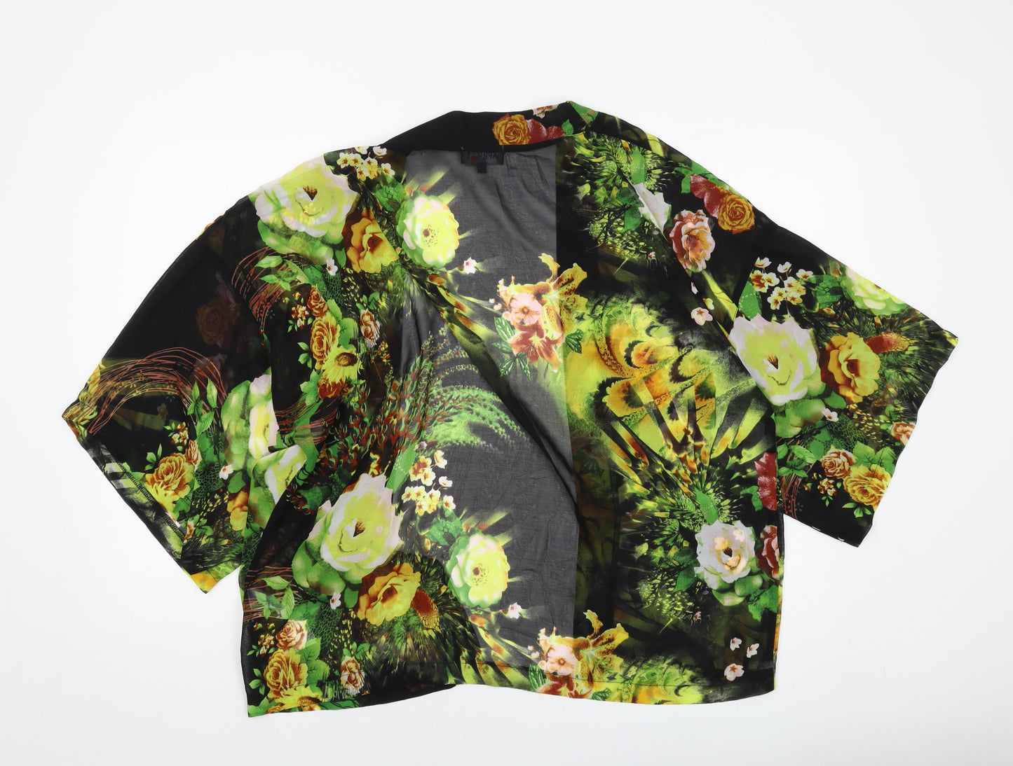 Apricot Womens Multicoloured Floral Polyester Cover Up Size M