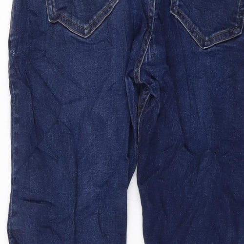 NEXT Mens Blue Cotton Straight Jeans Size 33 in L30 in Regular Button