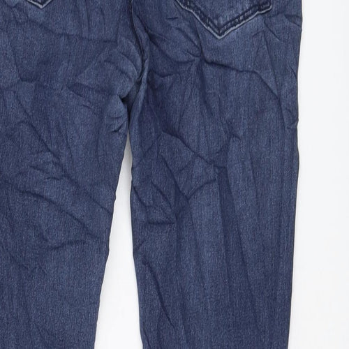 VERO MODA Womens Blue Cotton Skinny Jeans Size 28 in L29 in Regular Button
