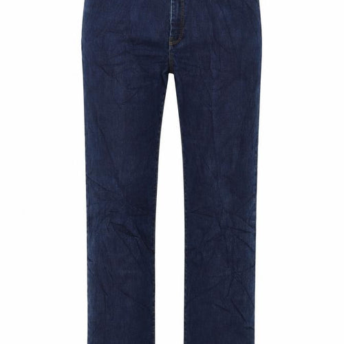 Marks and Spencer Womens Blue Cotton Straight Jeans Size 32 in L27 in Regular Button