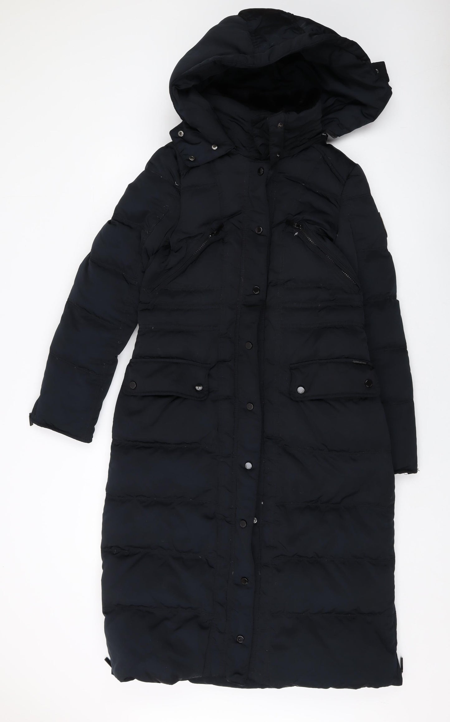 Zara Womens Black Jacket Size S Zip
