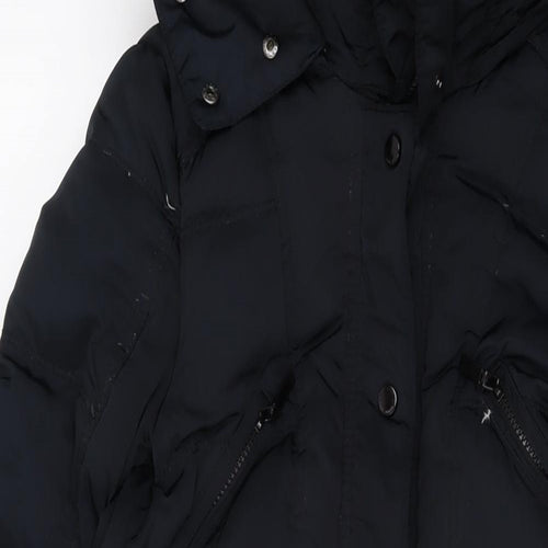 Zara Womens Black Jacket Size S Zip