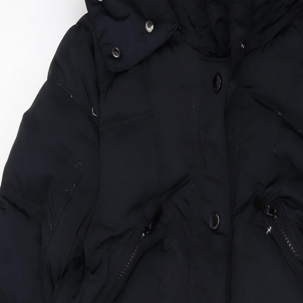 Zara Womens Black Jacket Size S Zip