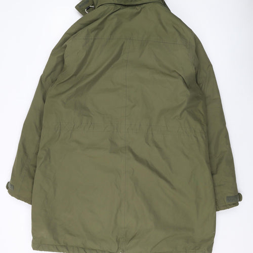 Regatta Womens Green Parka Coat Size 18 Zip