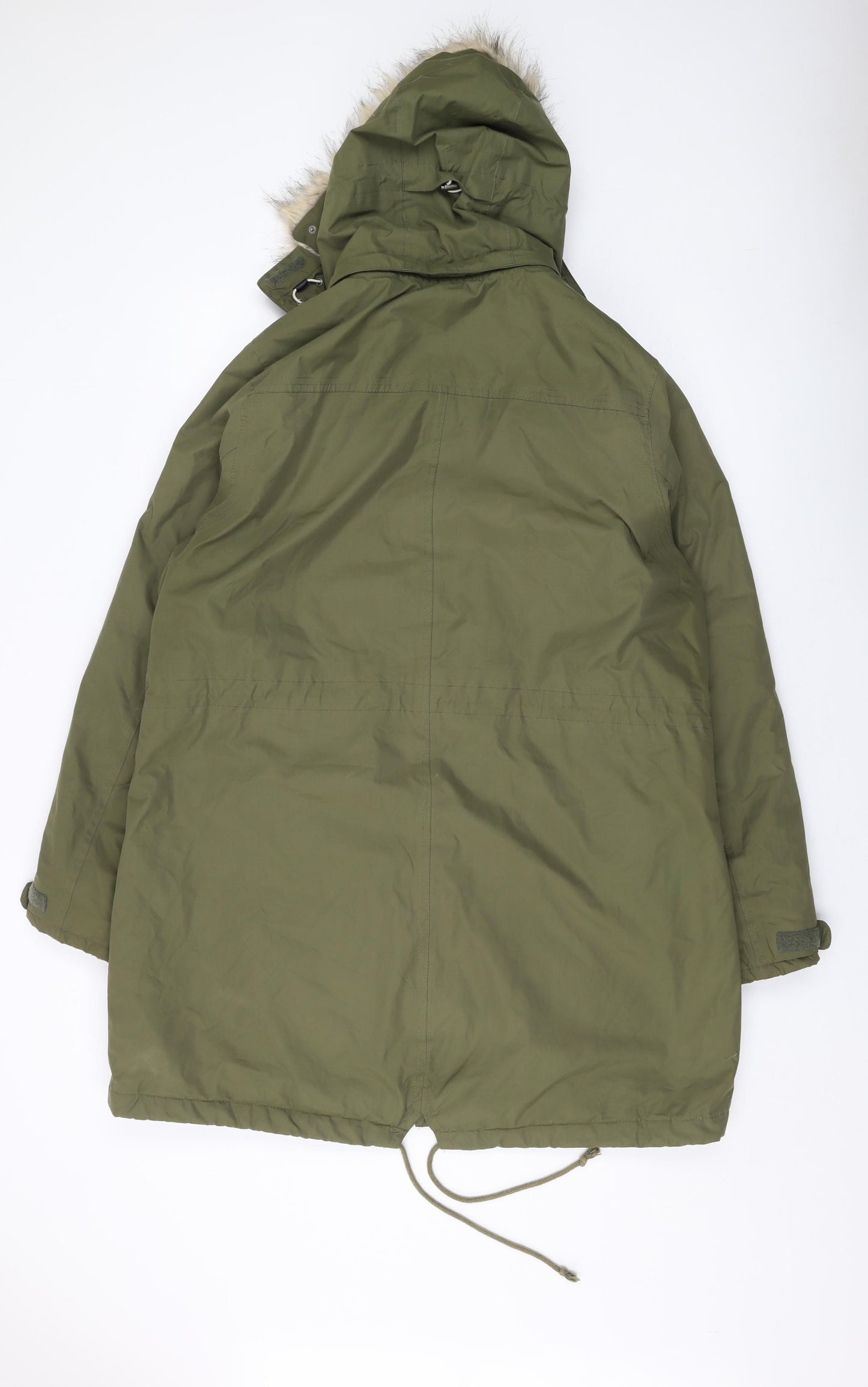 Regatta Womens Green Parka Coat Size 18 Zip