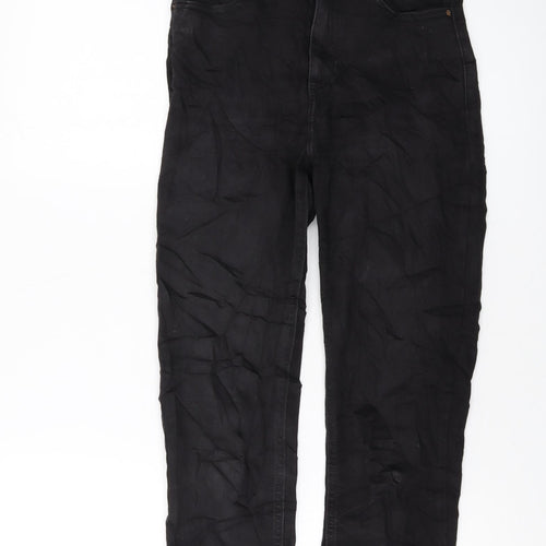 New Look Womens Black Cotton Skinny Jeans Size 10 L24 in Regular Button