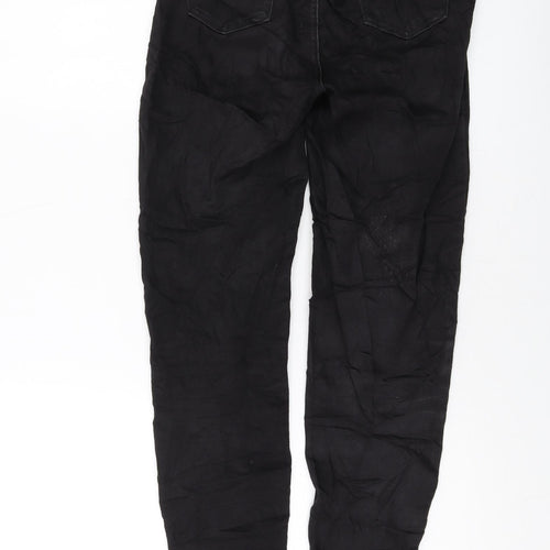 New Look Womens Black Cotton Skinny Jeans Size 10 L24 in Regular Button
