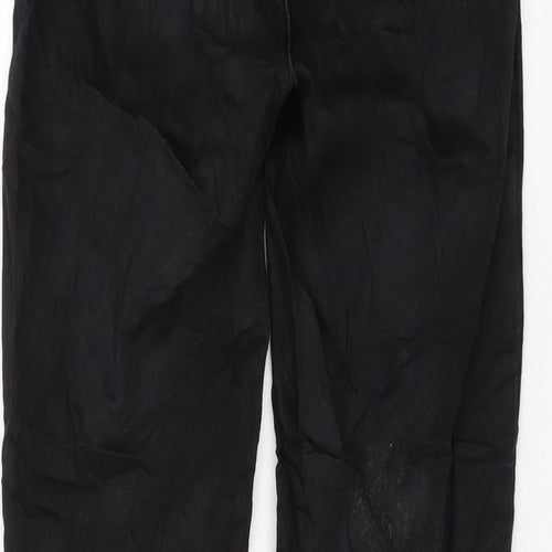 New Look Womens Black Cotton Skinny Jeans Size 10 L24 in Regular Button