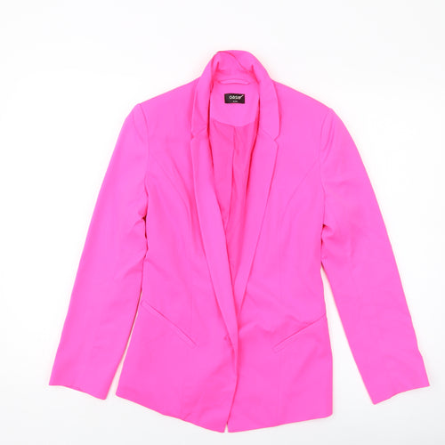 Oasis Womens Pink Jacket Size 8 Button