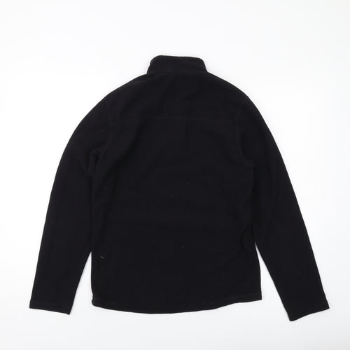 Quechua Womens Black Polyester Pullover Sweatshirt Size S Zip