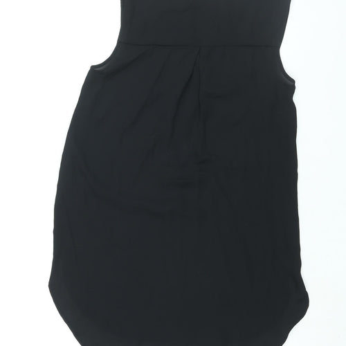 H&M Womens Black Polyester Camisole Blouse Size 4 V-Neck