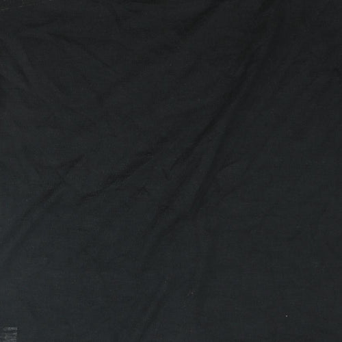 Brave Soul Womens Black Polyester Basic Blouse Size S Round Neck - Embroidered