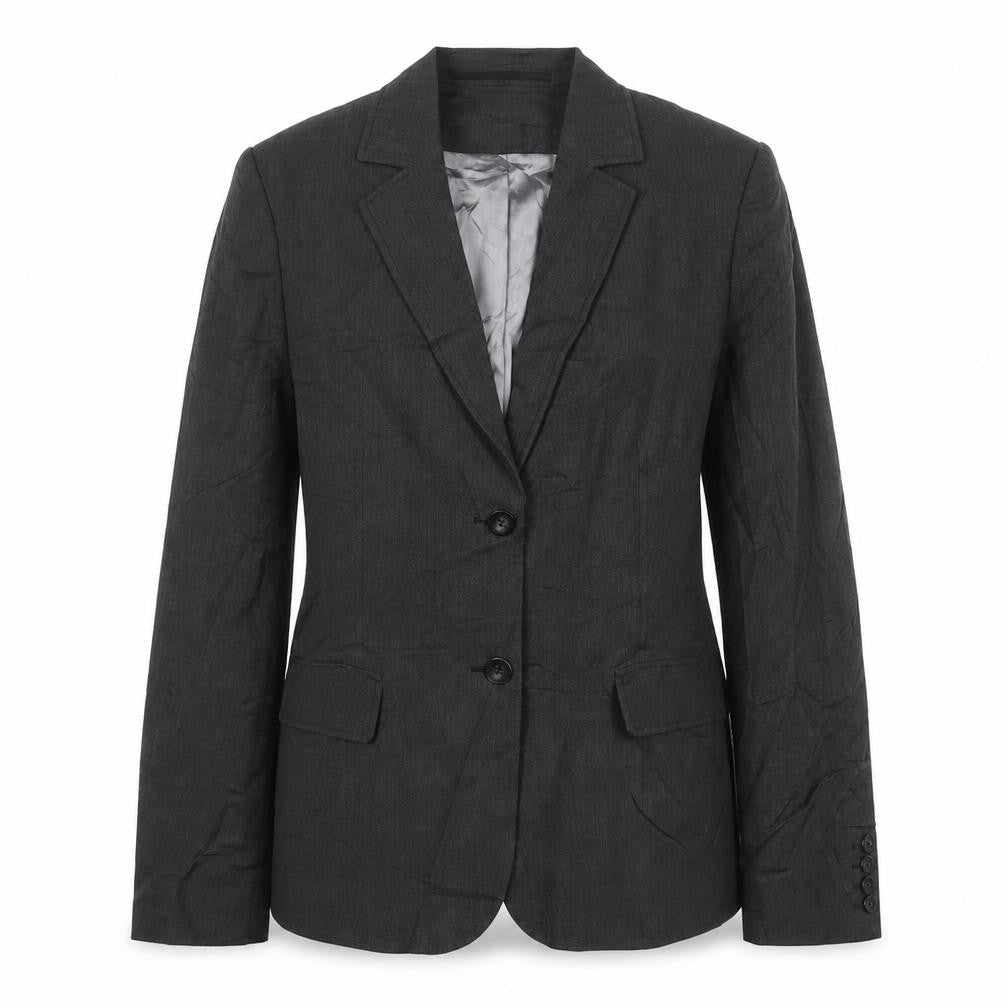 Next Womens Grey Jacket Blazer Size 12 Button