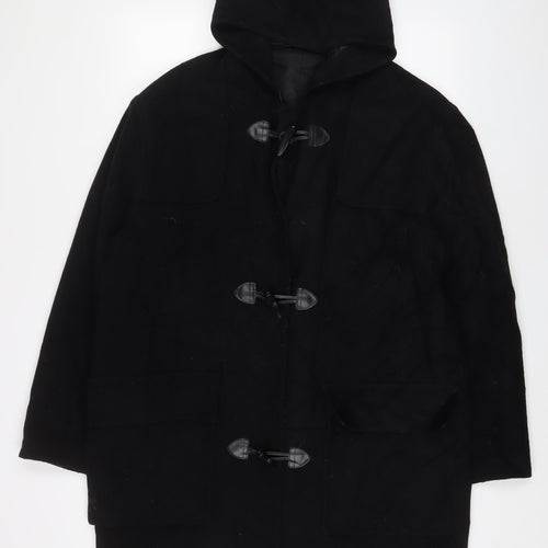 Burton Mens Black Jacket Size L Button - Pockets
