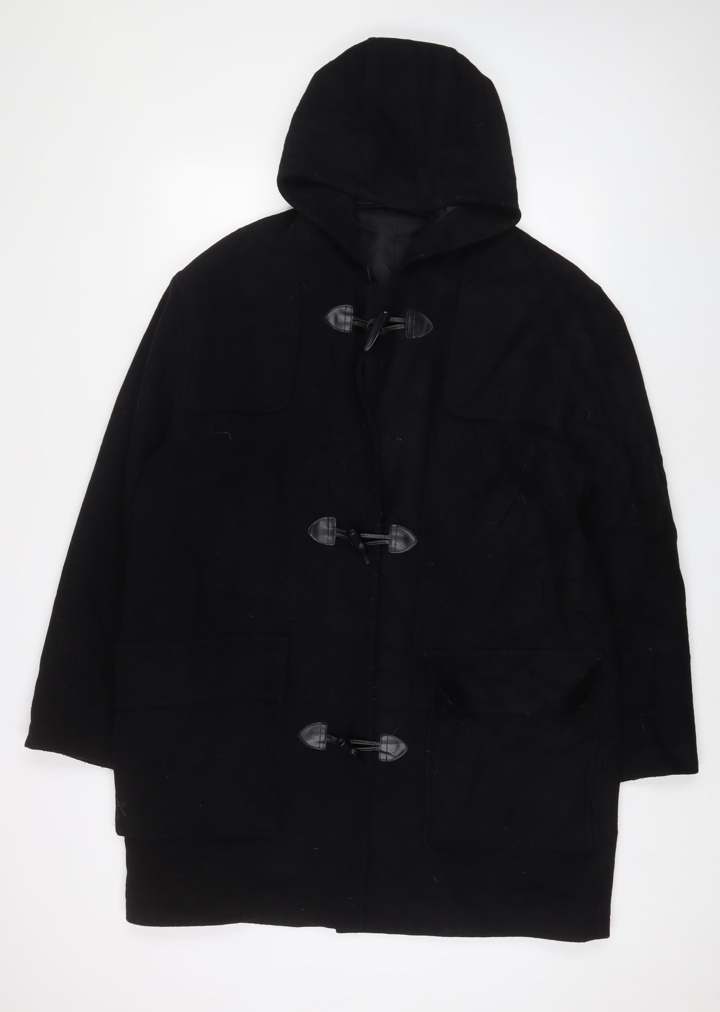 Burton Mens Black Jacket Size L Button - Pockets